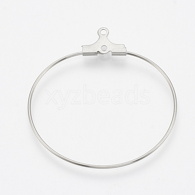 Non-Tarnish 304 Stainless Steel Pendants X-STAS-T031-20-45mm-1