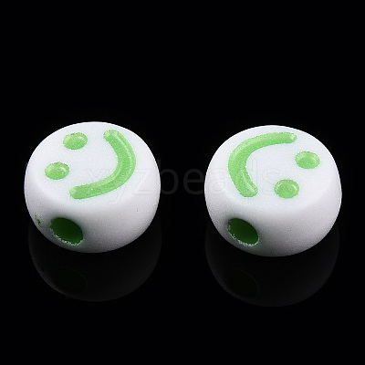 Opaque Craft Acrylic Beads MACR-S369-003B-01-1