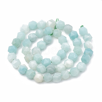 Natural Amazonite Beads Strands G-S332-8mm-009-1