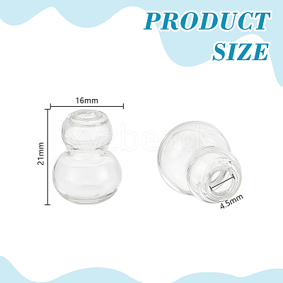 Clear Glass Bottles for Bead Containers AJEW-WH0596-151C-1