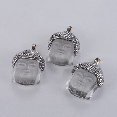 Glass Pendants GLAA-L022-03A-1