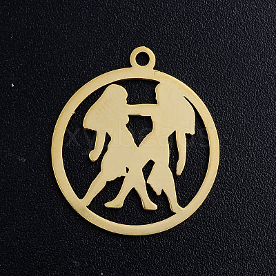 201 Stainless Steel Pendants STAS-S105-JN363-3-1