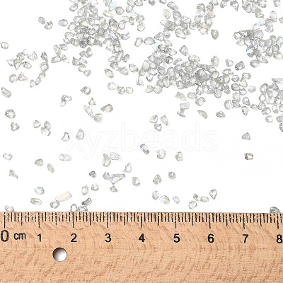 Transparent Electroplate Crushed Glass Craft GLAA-F123-06-1
