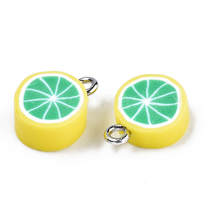 Handmade Polymer Clay Charms X-CLAY-T016-59B-1