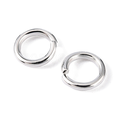 Brass Open Jump Rings JRC6MM-S-1
