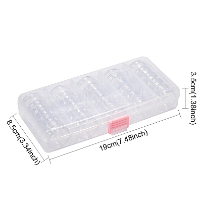 Plastic Bead Containers LS-C025Y-1