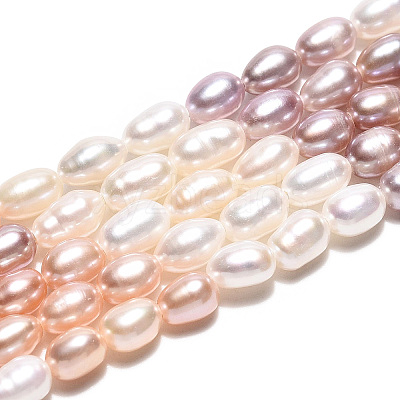 Three Color Natural Cultured Freshwater Pearl Beads Strands PEAR-N012-04D-01-1