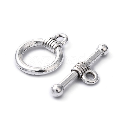 Tibetan Style Alloy Toggle Clasps LF0034Y-NF-1