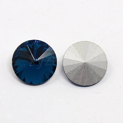 Glass Pointed Back Rhinestone RGLA-R003-14mm-12-1
