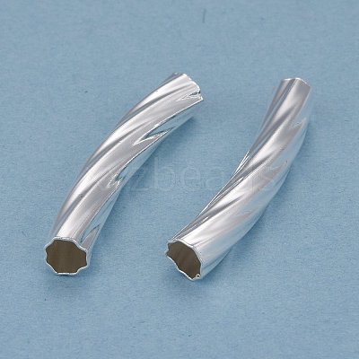 Brass Tube Beads KK-Y003-82B-S-1
