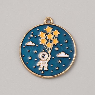 Alloy Enamel Pendants LS-FIND-WH0260-09A-G-1