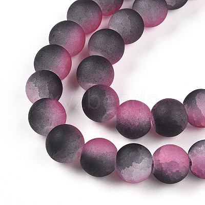 Crackle Glass Beads X1-GLAA-N009-10mm-09-1