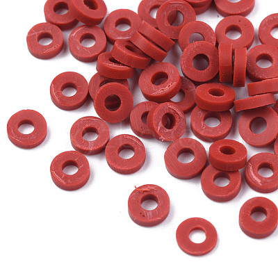 Handmade Polymer Clay Beads CLAY-Q251-8.0mm-102-1