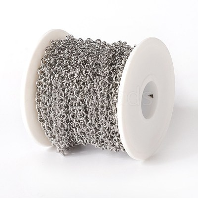 Tarnish Resistant 304 Stainless Steel Rolo Chains CHS-E016-02A-P-1
