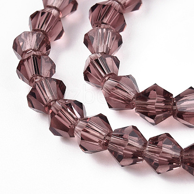 Bicone Glass Beads Strands EGLA-P016-4mm-03-1