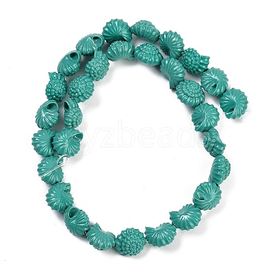 Synthetic Coral Carved Beads Strands CORA-I023-05F-1