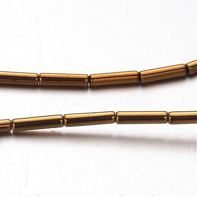 Electroplate Non-magnetic Synthetic Hematite Bead Strands G-F300-37B-08-1