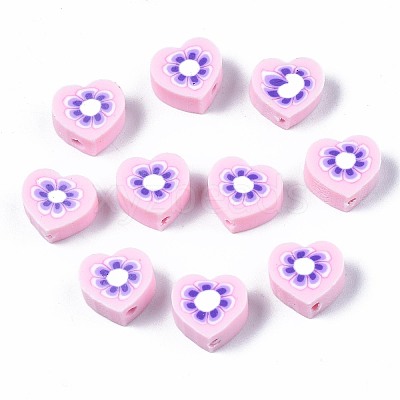 Handmade Polymer Clay Beads CLAY-N011-013F-1