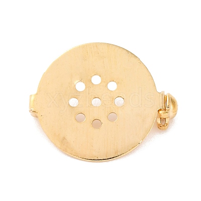 Brass Brooch Pin Findings X-KK-D266-01LG-1