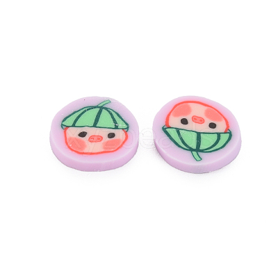 Handmade Polymer Clay Cabochons CLAY-N006-130-1