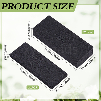 20Pcs EVA Foam Double-sided Tape Shockproof Protective Strip DIY-WH0504-978A-1