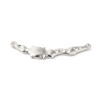 Non-Tarnish 304 Stainless Steel Cabochon Connector Settings STAS-L268-004P-1