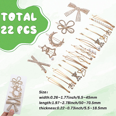 Zinc Alloy Hair Bobby Clips PHAR-SP0001-09-1