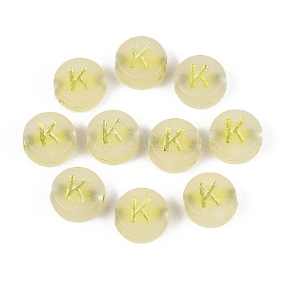 Luminous Frosted Acrylic Beads FACR-T008-02K-1