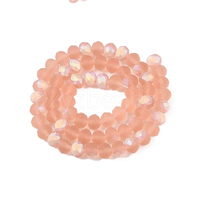 Transparent Glass Beads Strands EGLA-A044-T8mm-MB21-1