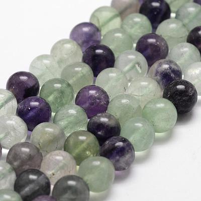 Natural Fluorite Bead Strands G-D840-56-8mm-AB-1