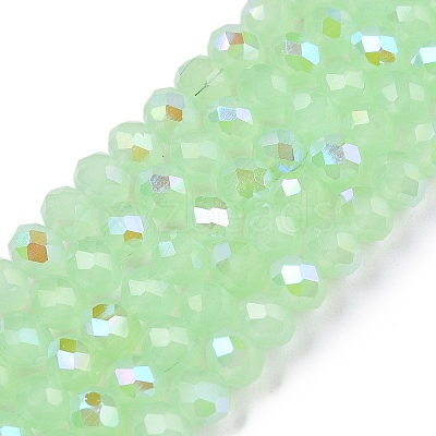 Electroplate Glass Beads Strands EGLA-A044-J4mm-L01-1