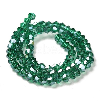 Transparent Electroplate Glass Beads Strands LS-GLAA-F029-2mm-A10-1