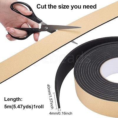 Strong Adhesion EVA Sponge Foam Rubber Tape TOOL-WH0129-27-05-1