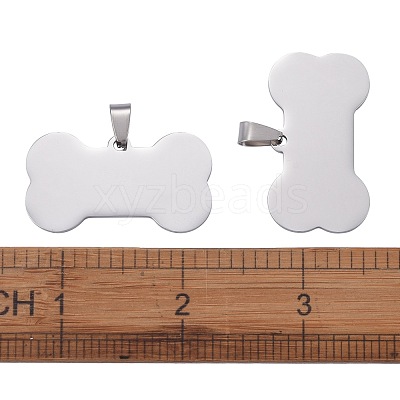 Tarnish Resistant 304 Stainless Steel Pendants STAS-I140-07B-1