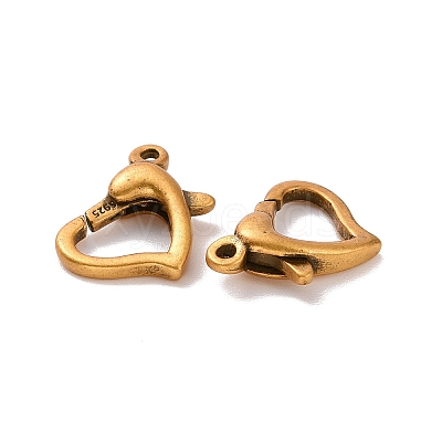 925 Sterling Silver Lobster Claw Clasps STER-D036-01AG-1