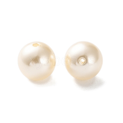 Plastic Imitation Pearl Beads FIND-M059-01C-07-1