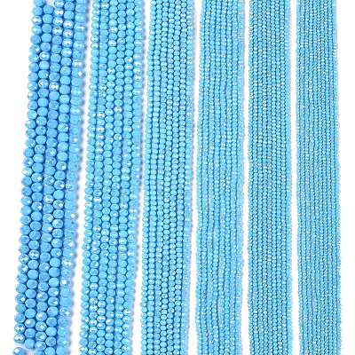 Electroplate Glass Beads Strands LS-EGLA-A044-P8mm-B08-1