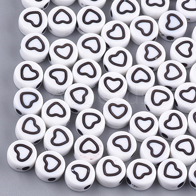 Craft Style Acrylic Beads MACR-T023-24B-1