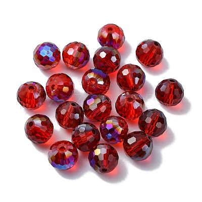 AB Color Plated Glass Beads EGLA-P059-02B-AB08-1