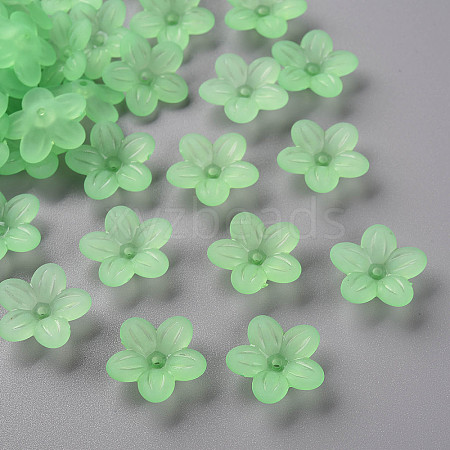 Frosted Acrylic Bead Caps MACR-S371-08A-733-1