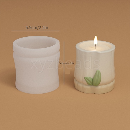 DIY Food Grade Silicone Candle Molds PW-WGD050F-03-1