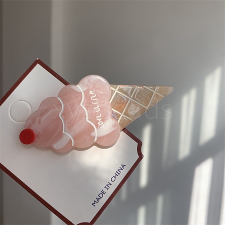 Ice Cream Acetate Hair Clip PW-WG572BB-01-1