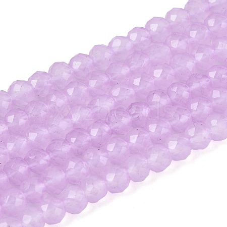 Imitation Jade Glass Beads Strands GLAA-T028-3mm-11D-1