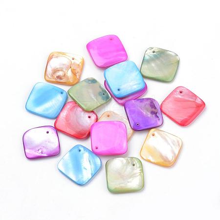 Freshwater Shell Pendants SHEL-S266-01-1