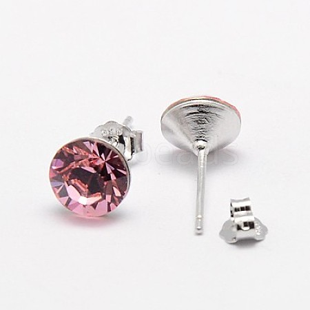 Austrian Crystal Stud Earrings SWARJ-D467-223-1