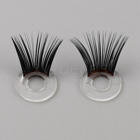 Acrylic Doll Eyelashes DOLL-WH0005-05-1