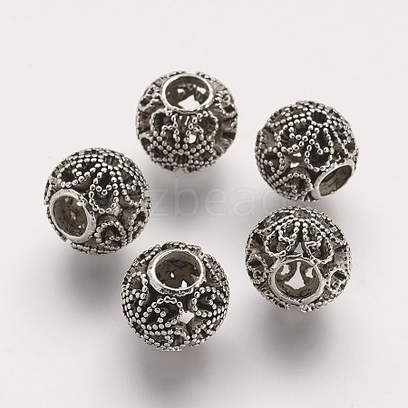 Tibetan Style Alloy European Beads PALLOY-F149-21AS-1