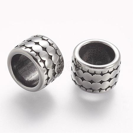 304 Stainless Steel Beads STAS-A032-079AS-1