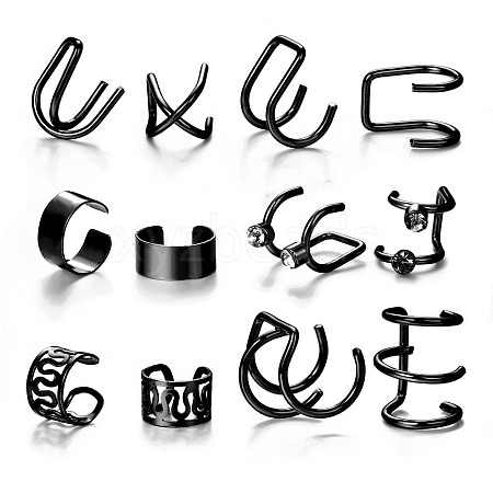 Alloy Cuff Earring Kits for Women WG0D93E-07-1