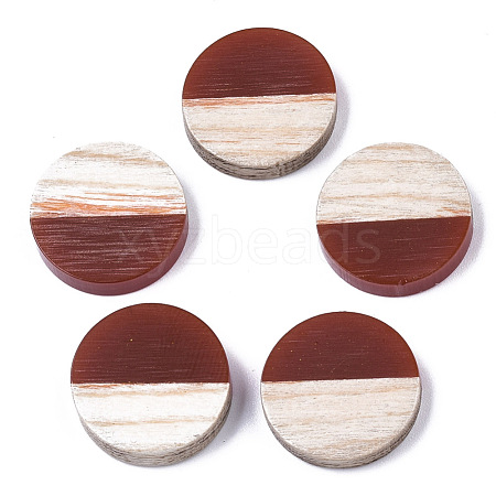 Resin & Wood Cabochons RESI-R425-05F-1